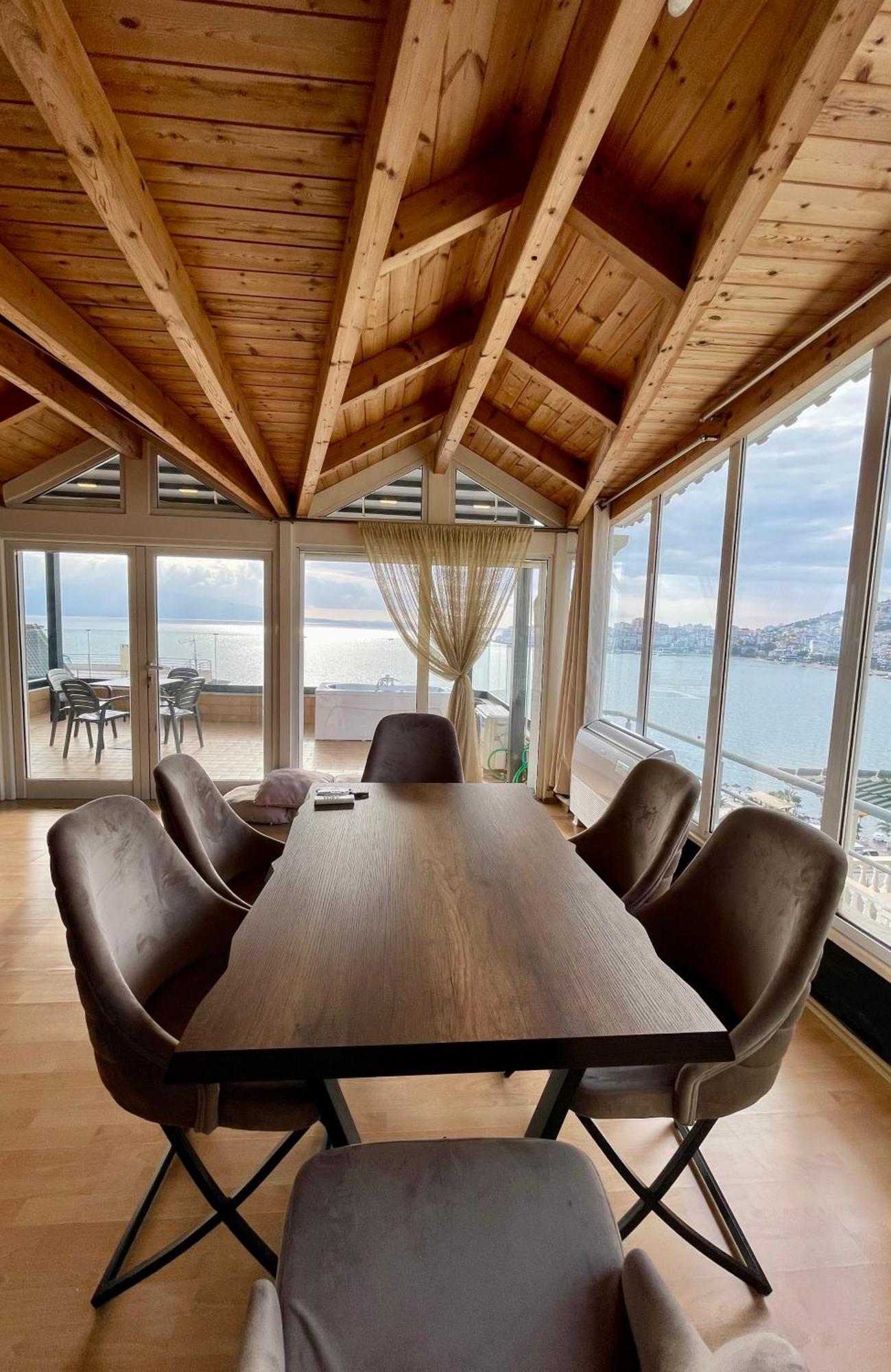 Seaview Golden Penthouse Apartment ซารานเดอ ภายนอก รูปภาพ